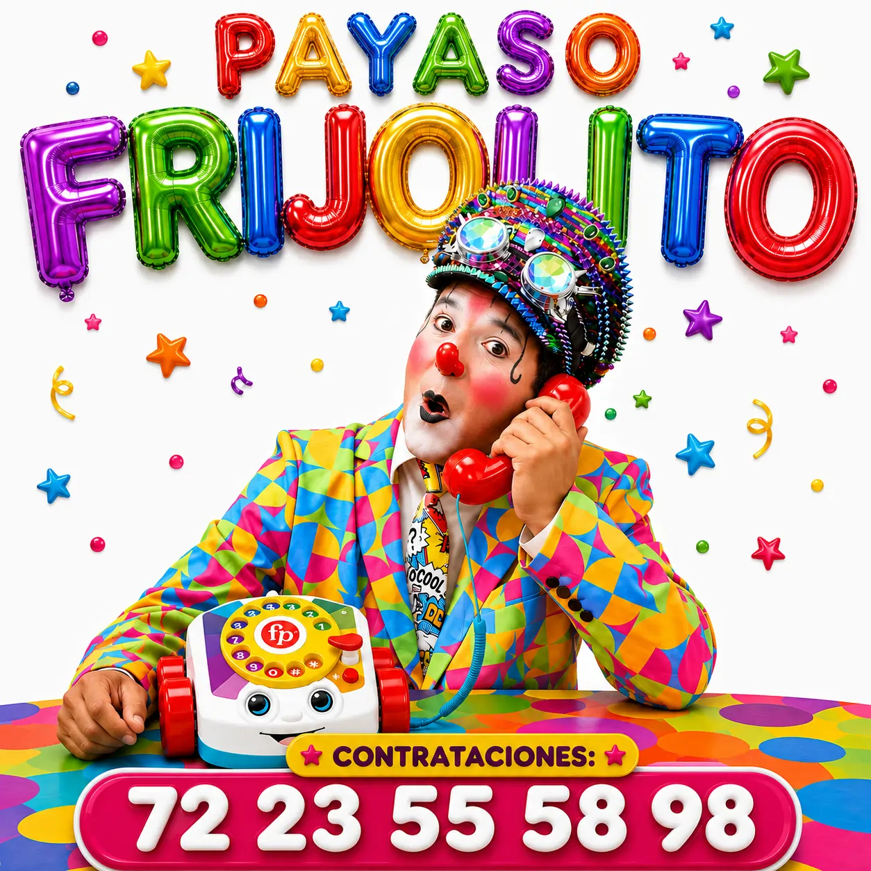 Información de contacto de Payasos Toluca
