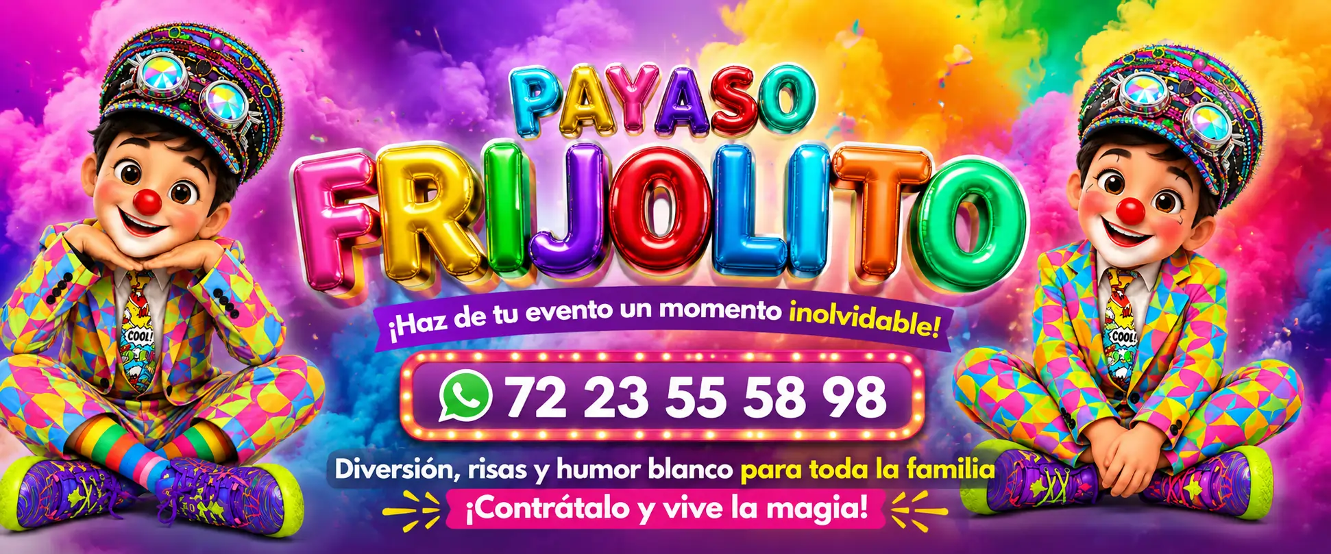 Payasos en Toluca y Metepec